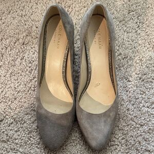 Cole Haan Women's Elegant Gray Heels